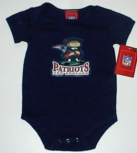New England Patriots NFL Newborn Baby Team Mascot Onesie Creeper