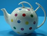 Porcelain Teapot - 1 Litre - Polka Dots