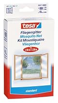 tesa 55671-00020-02 tesa Fliegengitter Standard f&uuml;r Fenster, wei&szlig;