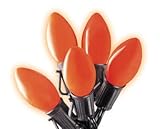 Celebrations Halloween C9 Light Set, 25 Lights, Orange image