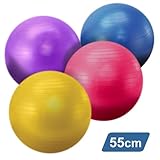 YogaAccessories Yoga Balance Ball with Pump