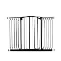 Dream Baby Tall Hallway Gate with Extensions- Black