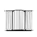 Dream Baby Tall Hallway Gate with Extensions- Black