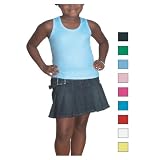 LAT - Girls Combed Ringspun Cotton Baby Rib Racer Back Tank (2633)