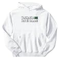 Sweatshirt White Elegant Flag " Dar Es Salaam " Tanzania City