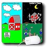 Londons Times Funny Music Cartoons - Barn Dance Tonight - Mouse Pads