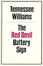 The Red Devil Battery Sign