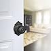 Schlage F10 GEO 716 BRK Georgian Door Knob with Brookshire Trim, Hall & Closet Passage Lock, Aged Bronze