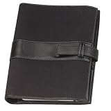 Day-Timer 44337 Personal organizer starter set, soft flex wallet, 3-1/2 x 6-1/2, black