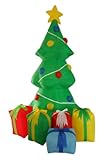 5 Foot Inflatable Christmas Tree with Gift Boxes Yard Garden Decoration