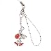   - Hand Crafted Cellular Phone Charm - Beagle - White/Red
