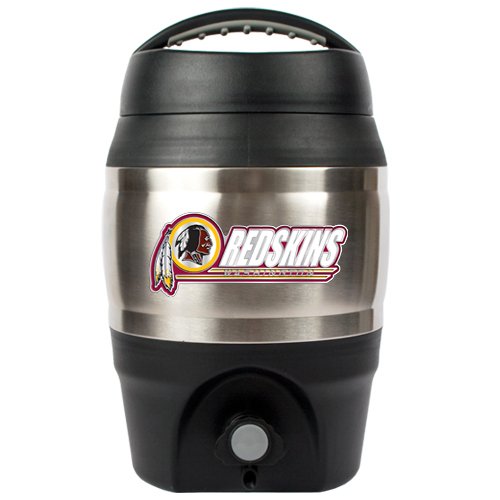 Sports NFL REDSKINS 1 Gallon Tailgate Keg/Stainless Steel