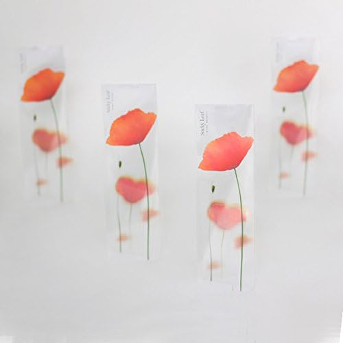Poppy Petals Sticky Notes in red