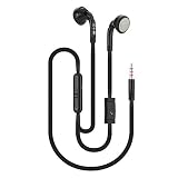 i-mi® Genuine Universal Flat Noodle Wire In-Ear Tangle Free 3.5mm Plug Earphones Earbuds EarPods Mic for Apple iPhone 6 6 Plus 5S 5C 5 4S 4 3 iPad Air mini2 mini 4 3 2 iPod Touch 5th iPod Nano 7th Samsung Galaxy S5 S4 mini S3 S3 mini Note 4 Edge Note 3 Note 2 LG G3 G2 HTC One M8 M7 Motorola Moto G X Nokia Lumia Blackberry Sony Xiaomi and Most of the Android Smartphones and Tablets and more - Black
