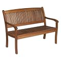 Profiline Bank "Indaka", Akazienholz FSC - zertifiziert, ge�lt, Edelstahlbeschl�ge, Zweisitzer, Gr��e: ca. 120 cm