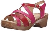 Dansko Women's Stevie Wedge Sandal, Fuchsia Multi, 39 EU/8.5-9 M US