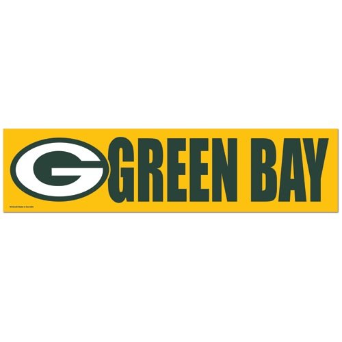 NFL Football Green Bay Packers Bumper Sticker (2-Pack)