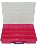 Romanoff Organizer Box, Large, Strawberry
