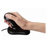 3M Ergonomic Mouse, Optical, USB/PS2 Compatible, Small Size, Black (EM500GPS)