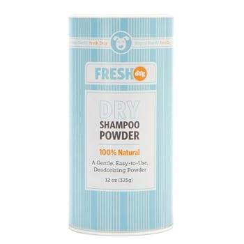 Fresh Dog Dry Shampoo Powder - All Natural