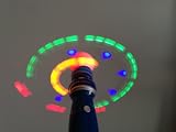 Hand-Held LED Galaxy Spinner with Flashing LED Lights
