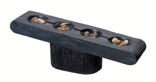 Kenroy Home 50234DGR Ukiah Indoor Table Fountain