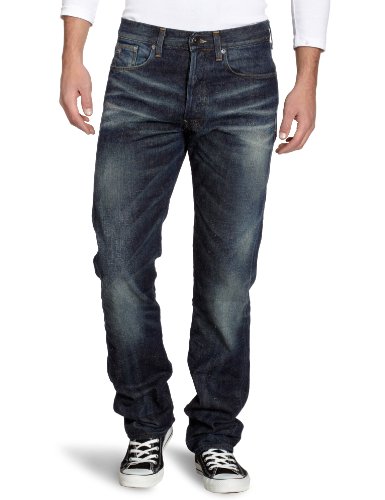 G-STAR Herren Jeans 3301 STRAIGHT - 50128, Gr. 31/32, Blau (medium agd t.p. 3019) Preisvergleich