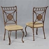 Powell Mango Mangana Brown Bark Dining Side Chair, 2-Piece in 1-Carton