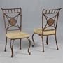 Powell Mango Mangana Brown Bark Dining Side Chair, 2-Piece in 1-Carton
