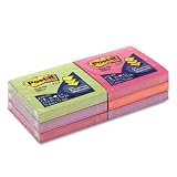 3M Pop-Up Notes, 3x3, 6/PK, Sweet Pea