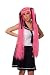 Pinke Sailormoonperücke Perücke Sailermoon in Pink Sailor Space Girl Moon Spacegirl sehr lange Zö