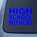 HIGH SCHOOL MUSICAL - Vinyl Car Decal Sticker #A1606 | Vinyl Color: Blue