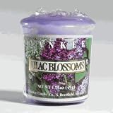Yankee Lilac Blossoms Wrapped Votive Candle