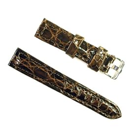 Click here to buy BANDA LEATHER EXOTIC GENUINE CROCODILE LEATHER CHRONOGRAPH SPORT WATCHBAND STYLE DESIGN WITH... by Caddy Bay Collection.