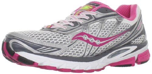 SAUCONY Power Grid Ride 5 Damen Laufschuhe, WeiÃ?/Rot, 38