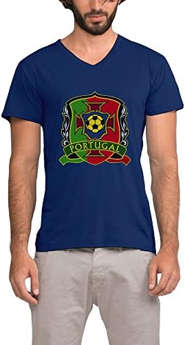 Portugal National Football Team UEFA Euro 2016 Men VNECK TSHIRT Personalized Printing