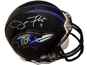Joe Flacco Signed Baltimore Ravens Full Size Replica Helmet- Flacco Hologram
