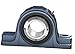 SKF P2B 100-LF-AH Pillow Block Ball Bearing, 2 Bolts, Air Handling, Concentra Lock, Seals & Flingers, 1" Shaft, 3-3/4" to 4-1/2" Bolt Hole Spacing, 1-7/16" Base to Center Height