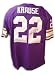 Autographed Paul Krause Throwback Vikings Purple Jersey