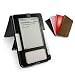 Tuff-Luv Napa Leather Case Cover and Stand for Amazon Kindle 2 / 6 inch Global Wireless (Flip Style) - Black