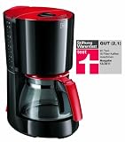 Melitta Enjoy Coffee Filter Machine, Red/ Black