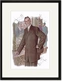 Black Framed/Matted Print 17x23, Shopping