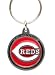 Zinc MLB Team Logo Key Ring - Cincinnati Reds