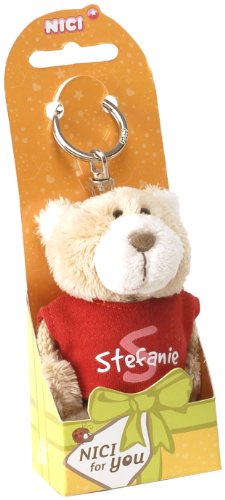 Nici 15079 - B&auml;r Stefanie 10 cm Schl&uuml;sselanh&auml;nger mit T-Shirt, rot Preisvergleich