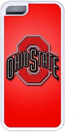 5C Case, iPhone 5C Case Cover, Custom Design Soft Rubber TPU White Cases Ohio State Buckeyes Shoockproof Protective Case Cover for New Apple iPhone 5C