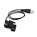 DIZA100 DW64 Wireless Smart Wristband USB Charger Cable - Black
