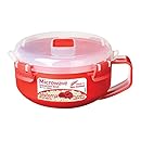 Sistema 3.5 Cup Breakfast Bowl, Red