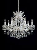 Schonbek R5625-26 French Gold Maria Theresa Crystal Seven Light Up Lighting Chandelier from the Mari