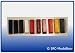 Kerzenfarben Wachsfarben Set 10x 35x10x6mm Farbplättchen