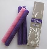 100% Beeswax Candles - Set of 4 - 8